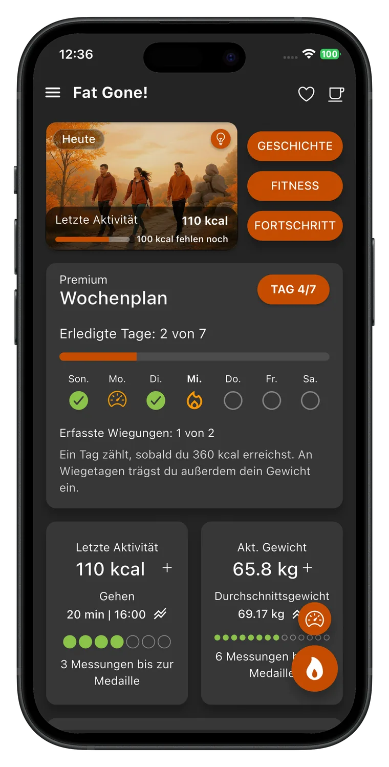 Abnehmen & Kalorien: Fat Gone Plan