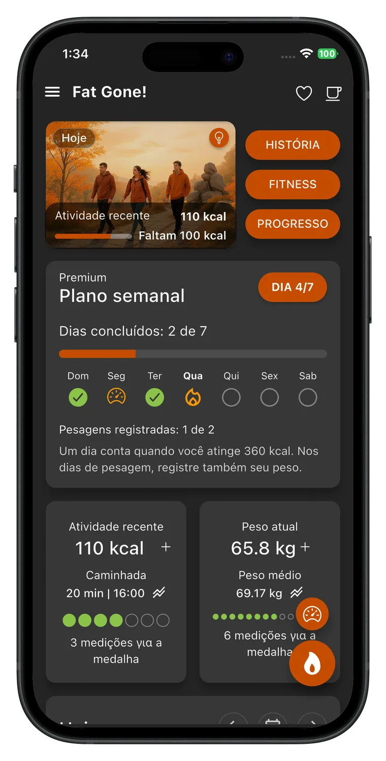 Plano para emagrecer: Fat Gone Plano